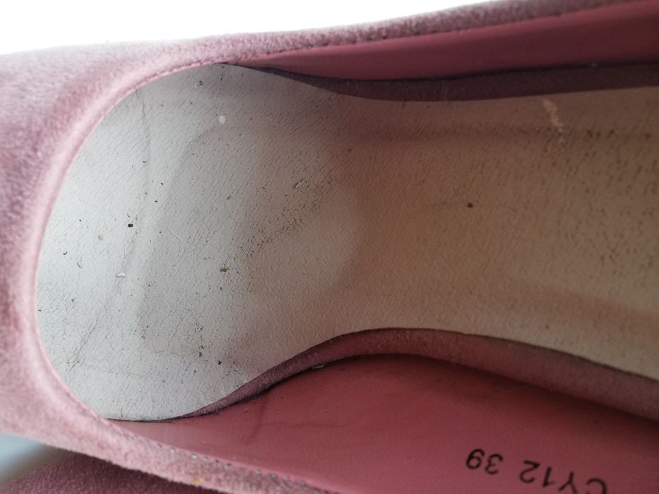 Różowe buty na słupku, 39, stan bardzo dobry