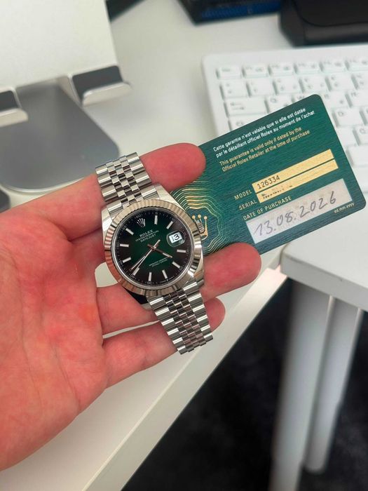 Rolex Datejust Ombre | 41mm | NOWY | Rok 2026 | ref. 126334 | pełny zestaw | dokumentacja | okazja