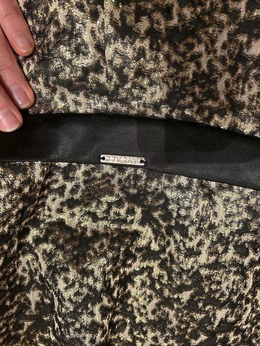 Sukienka balowa Sylwestrowa do kolan złota marki Antall Rozmiar 38