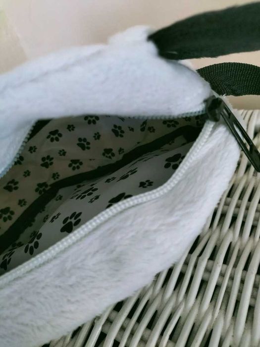 Pluszowa TOREBKA dla Dziecka na ramię, zamek MIŚ PANDA