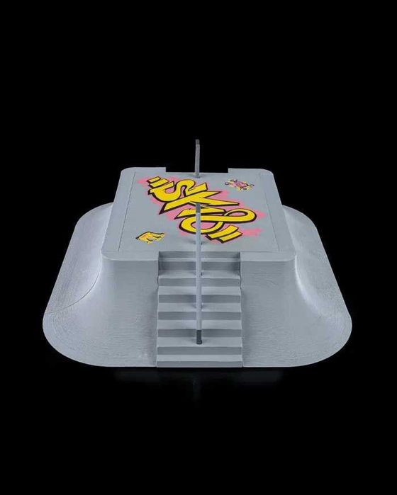 Quarter Pipe Funbox - mini Parque skate de dedos | impressão 3D Bus