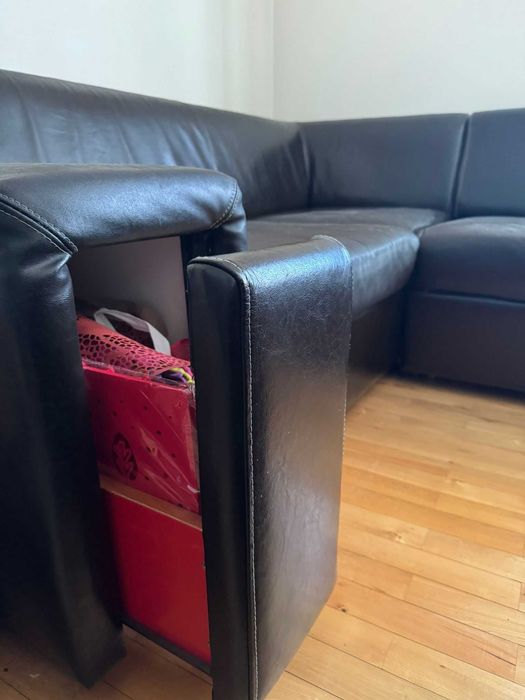 Narożnik skórzany duży