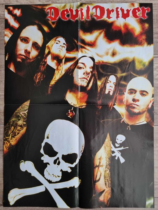 Plakat DEVIL DRIVER z 2005 r. - Format A2 (40 x 55 cm) - NOWY!