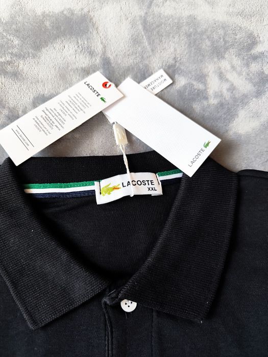 Koszulka Polo Lacoste czarna XL nowa