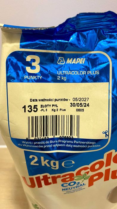 Fuga MAPEI 135 złoty pył