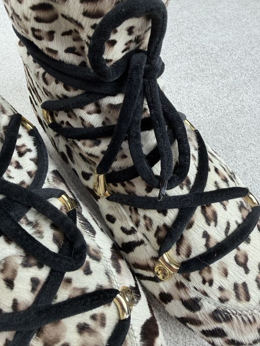 Moon boot leopard print snow boots черевики оригінал