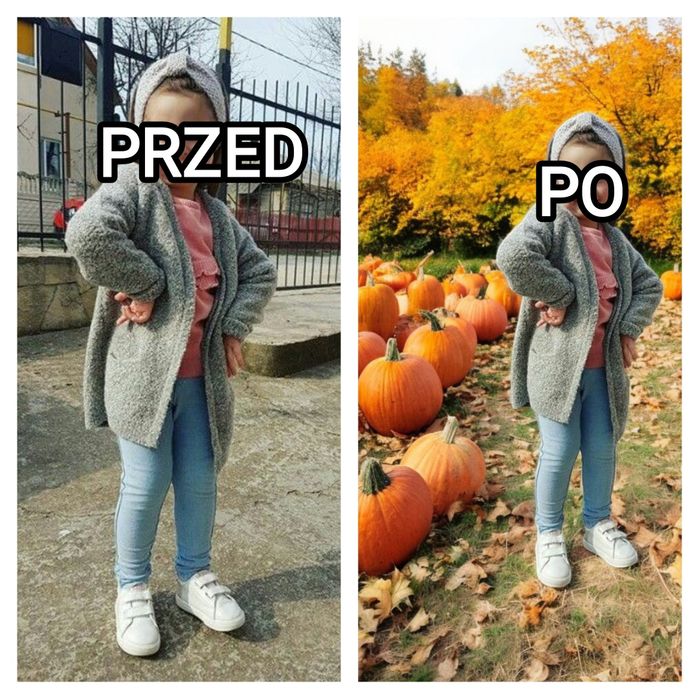 Wirtualne Zdjęcia Jesienne Dyniowe Pole