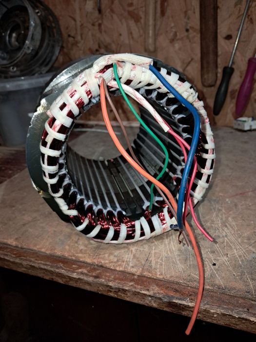 Перемотка електро двигунів генератора,