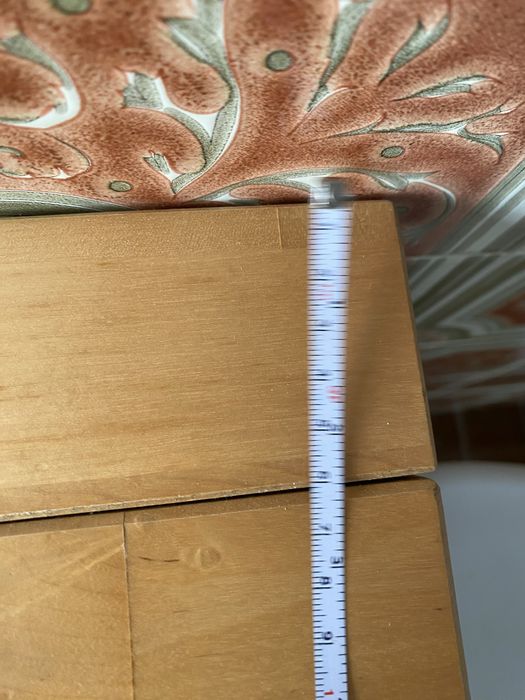 Mesa de parede dobrável de madeira