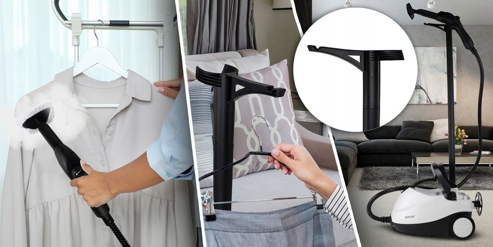 Myjka Parowa Parownica Czyścik Mop Parowy-Zestaw Xxl 2000 W Biały fv