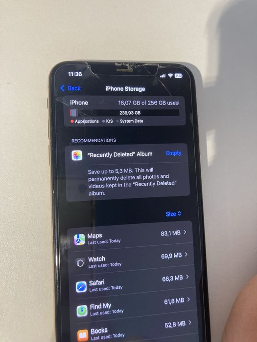 iPhone XS Max 256GB 83%