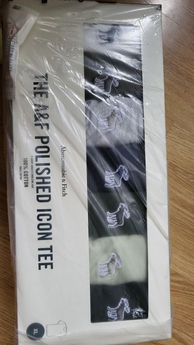 Abercrombie&Fitch oryginalne 7 koszulek komplet kolory XL