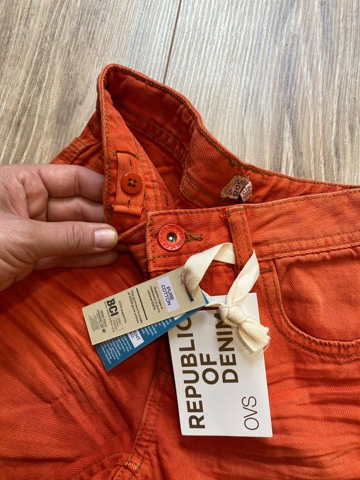 Шорты мальчик джинсовые размер рост 122 6/7 лет  OVS