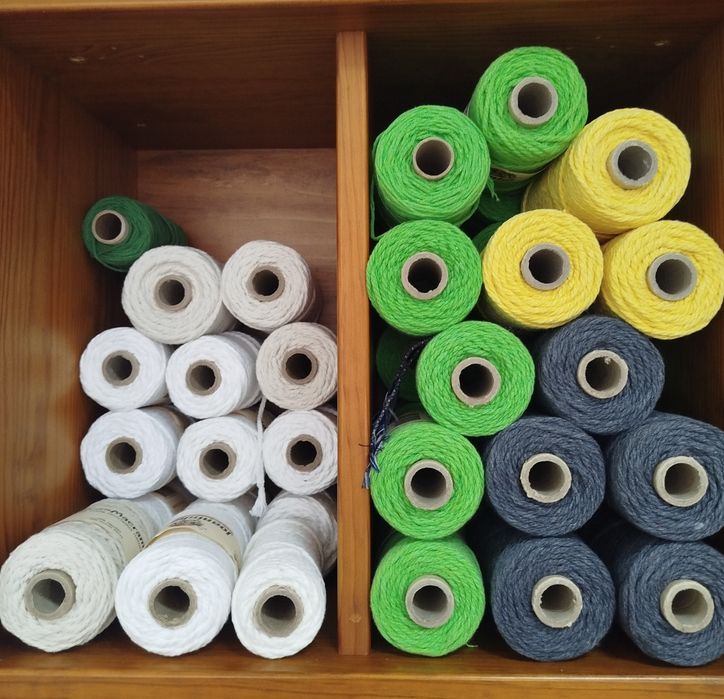 Barbante várias cores 4mm