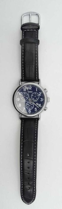 Zegarek Męski TIMEX Indiglo TW2R42600 Czarny Pasek