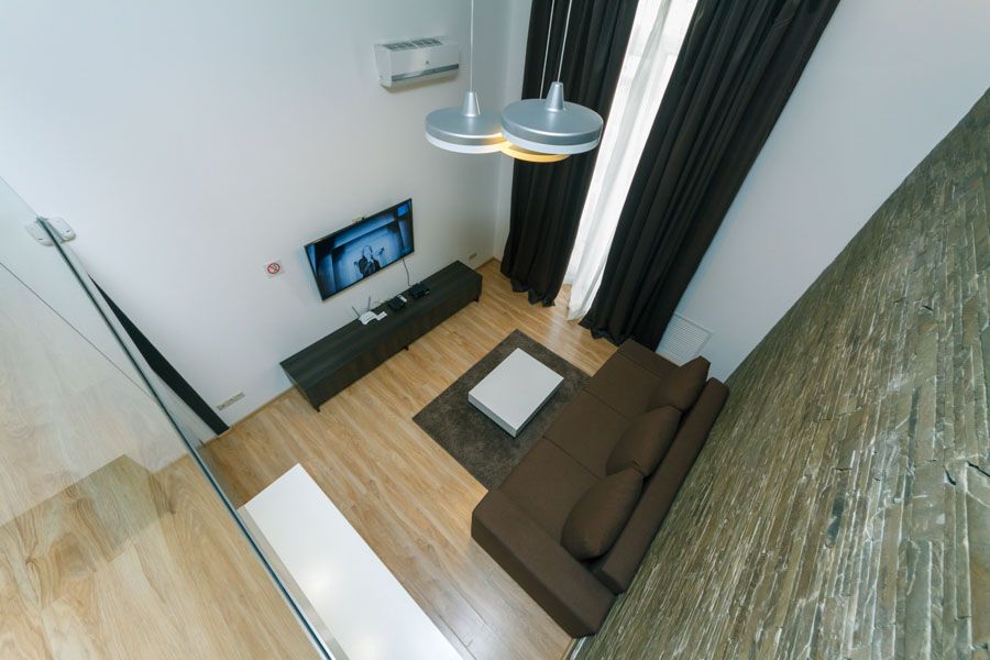 Лофт 3к Городецького 4, видова на Майдан, Крещатик