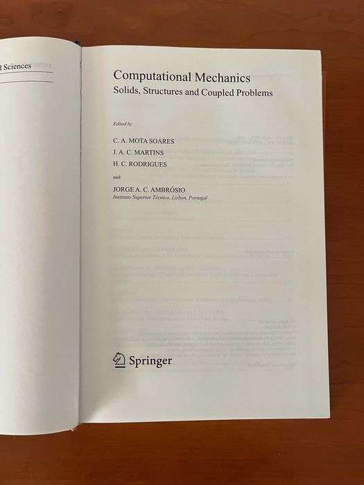 Computational Mechanics: Solids, Structures and Coupled Problems