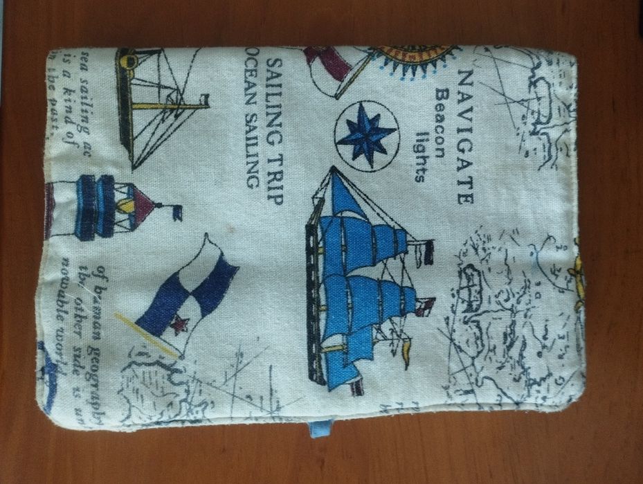 Capa para livro motivos navais