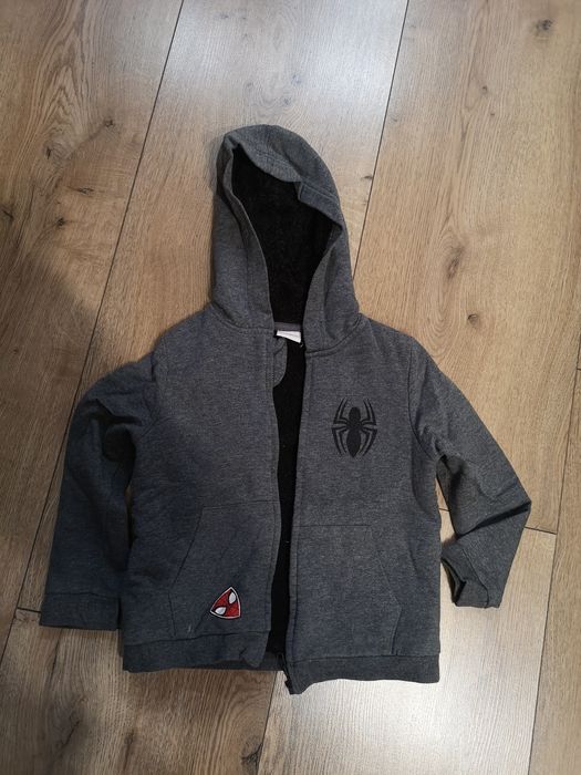Bardzo ciepła bluza spider man dla 3-4 latka