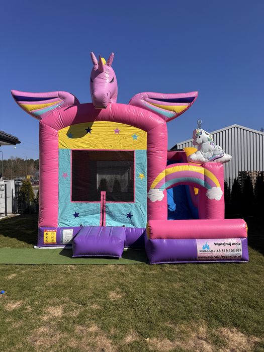 Unicorn dmuchany plac zabaw Nelo & Lilo