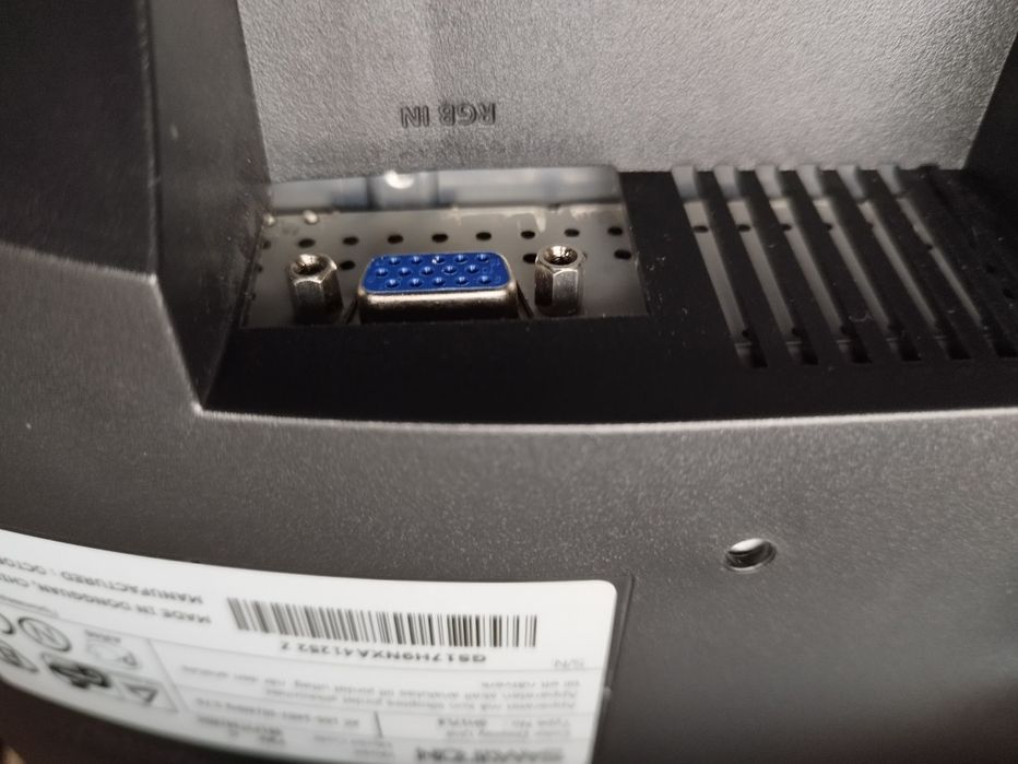 Écran antigo a funcionar