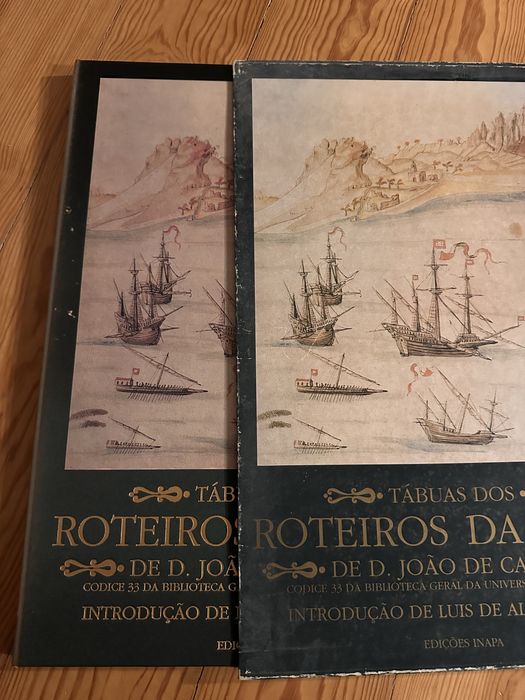 Livro tábuas dos roteiros da Índia por D.Joao de Castro