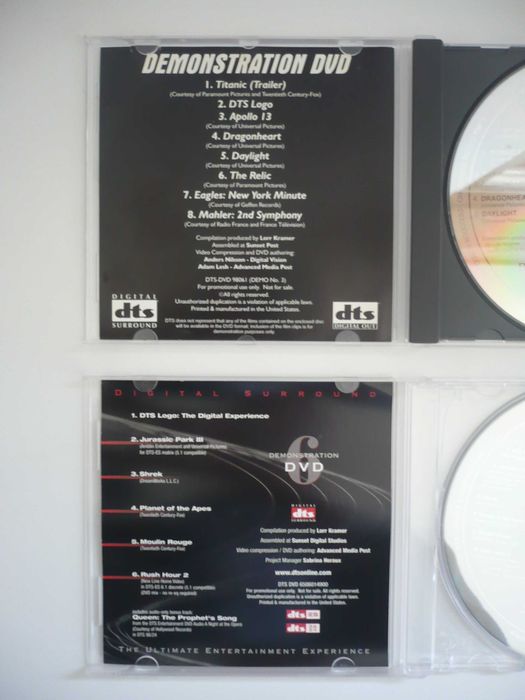 DVD de Testes Vários