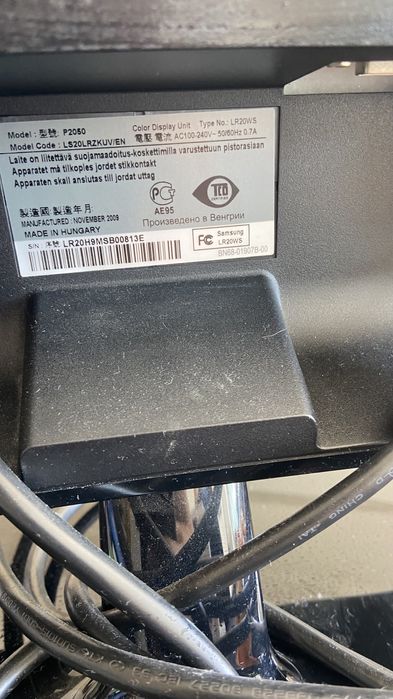 Monitor Samsung P2050 20’’