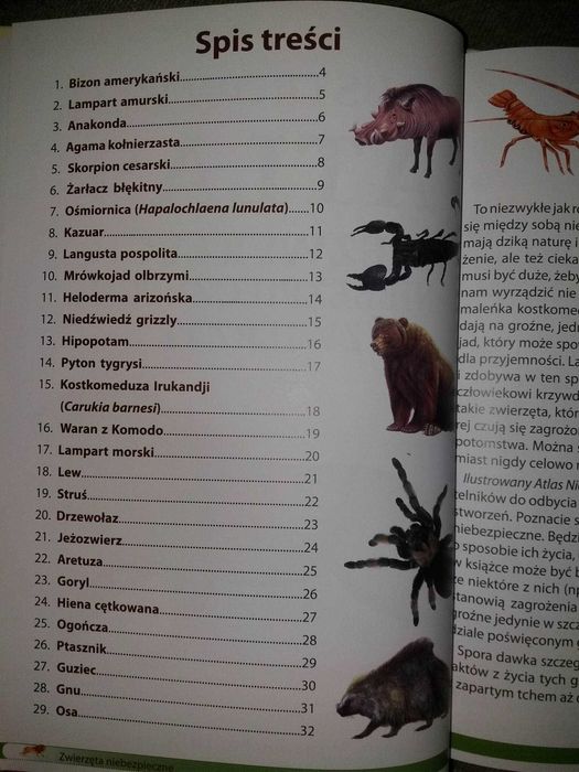 Atlas niebezpiecznych zwierząt