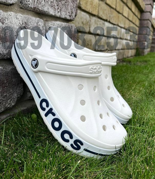 Крокси Сабо Унісекс Crocs Bayaband White Crocs Bayaband Clog