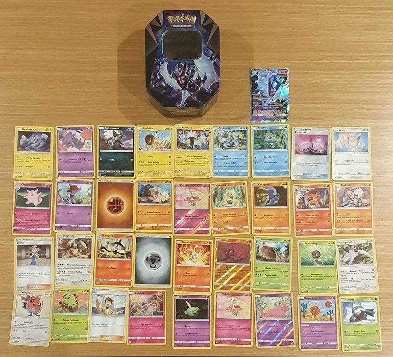 Cartas Pokémon com oferta caixa