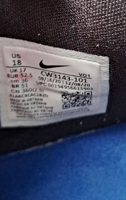 Кросівки р 52,5  Nike poul george 5 cw3143, 35-36см