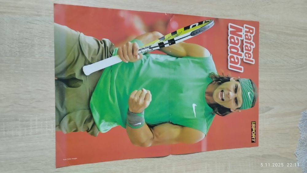 Rafael Nadal / Lukas Podolski - plakat