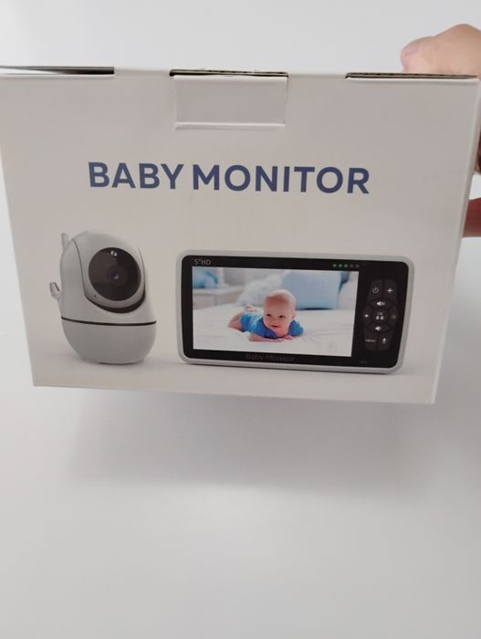 Niania elektroniczna 5" HD – monitor + kamera | Baby