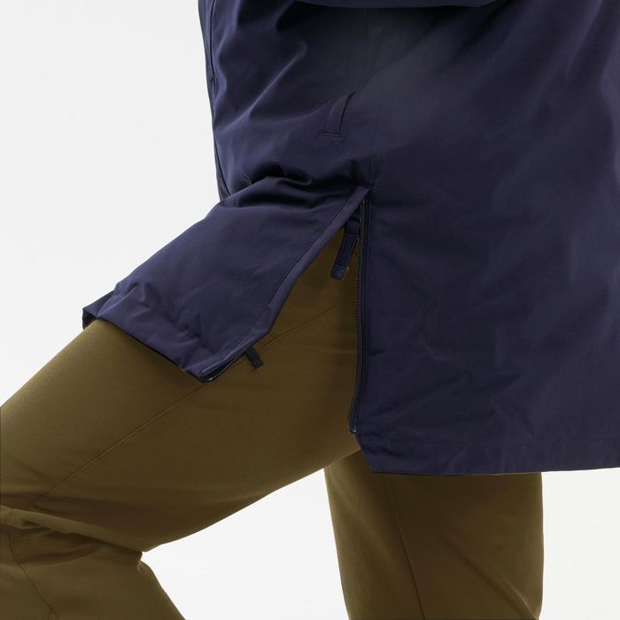 Parka de caminhada -10C impermeável homem, NH500 azul