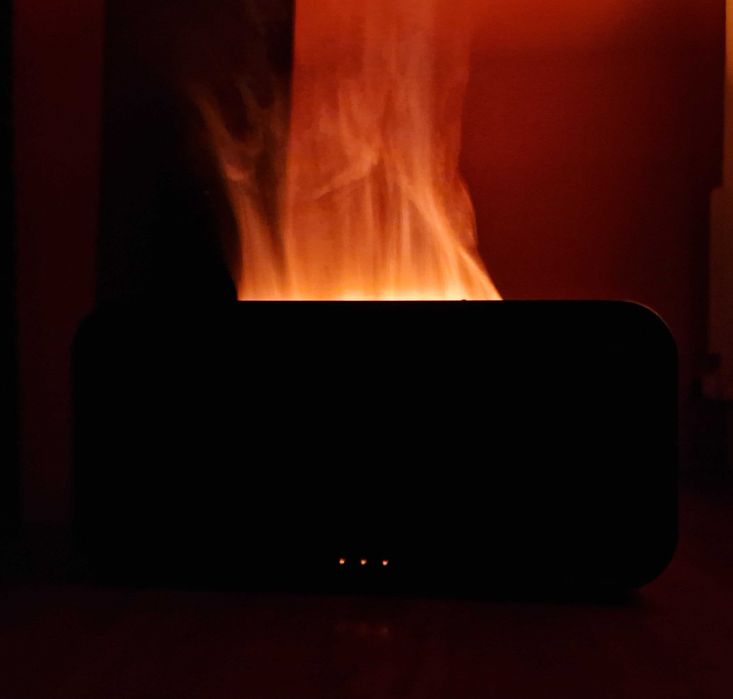 Mini Nawilżacz Powietrza Dyfuzor, Efekt Płomienia