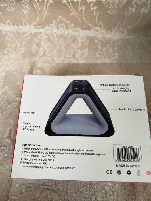 Stacja dokująca NS2 Charging Dock – do NS2 J-CON – 4 kontrolery – RGB