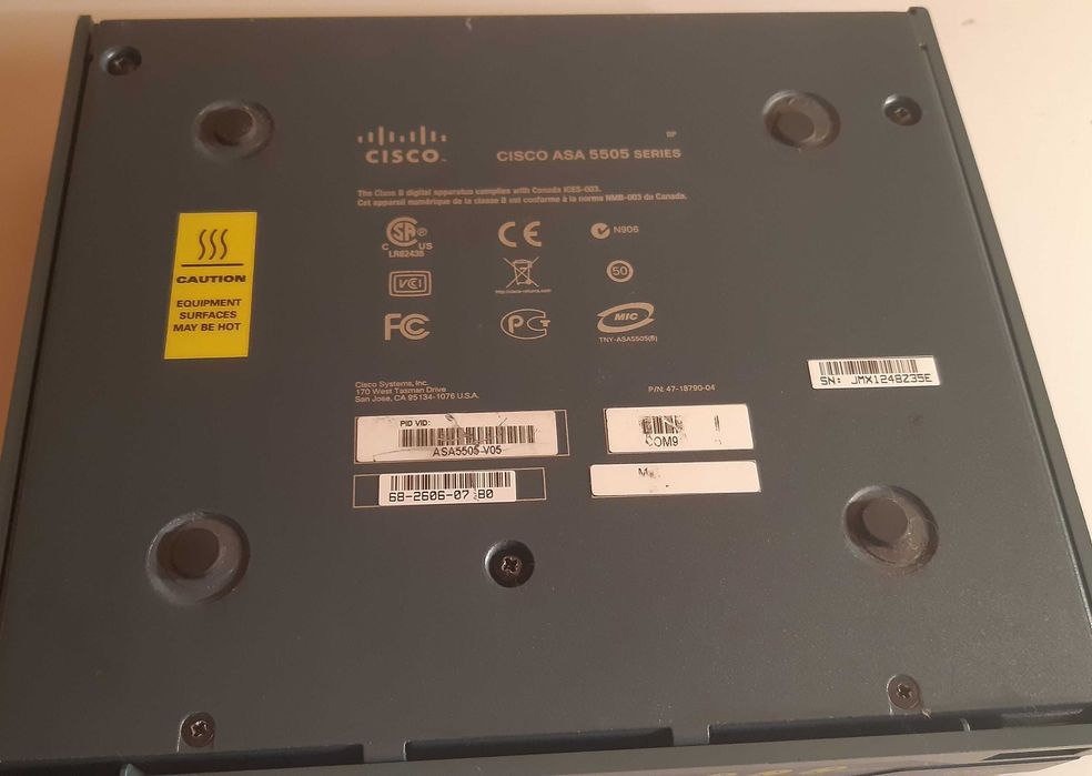 Cisco ASA 5505 Firewall Adaptive Security Appliance64585482000642123