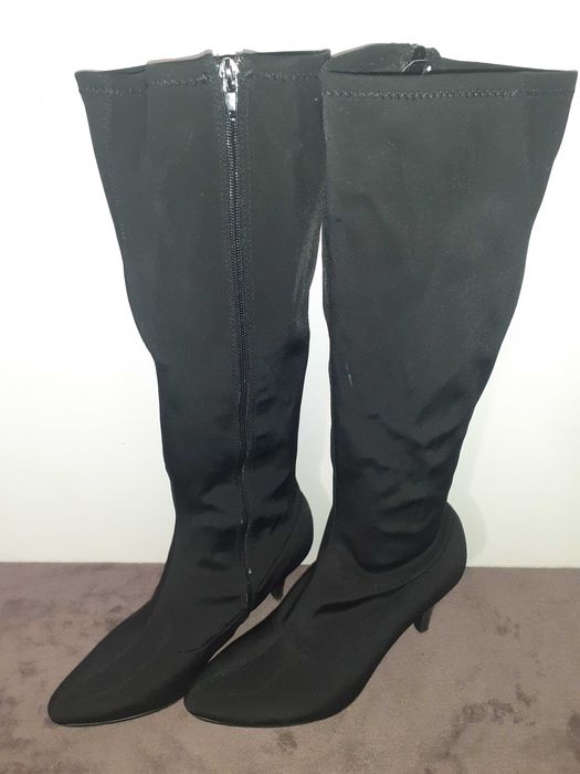 Kozaki czarne, długie