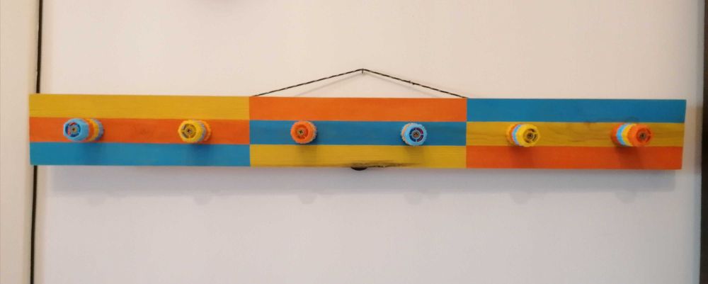 Cabide madeira maciça