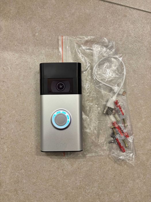 RING Video Doorbell (2nd Gen) – sprawny, komplet + akcesoria