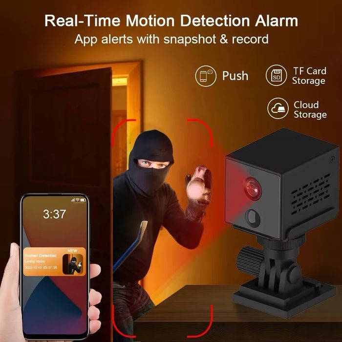 Мини 5Мп камера 4G(на сим карте) с встроенной батареей, O-KAM Pro