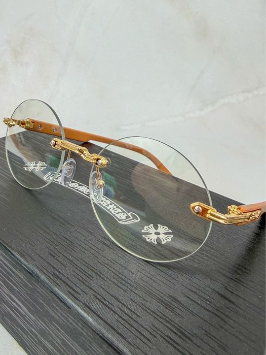 Дизайнерські Окуляри Chrome Hearts / Очки без оправы Хром Хартс / Glasses Хром Хардс y2k opium archive