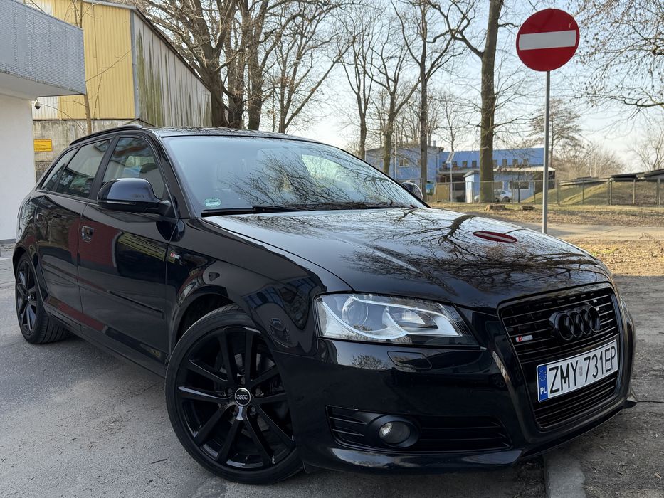 Audi A3 8P Lift 2.0TDI CR 170KM 6 BIEGÓW S-Line Bi-Xenon LED Alu18 PDC