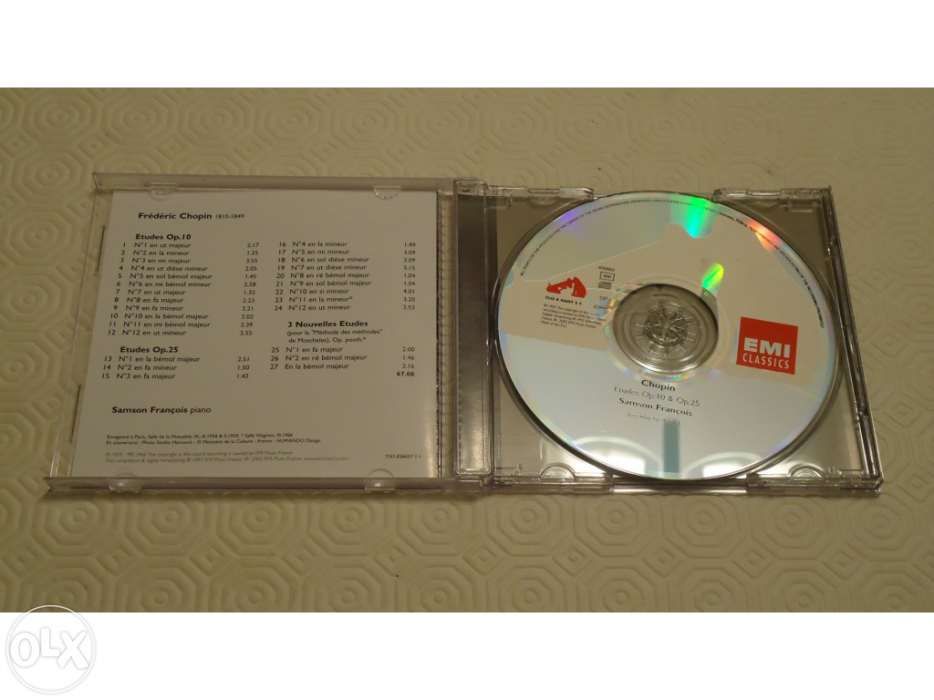 Cd chopin etudes por "samson francois"