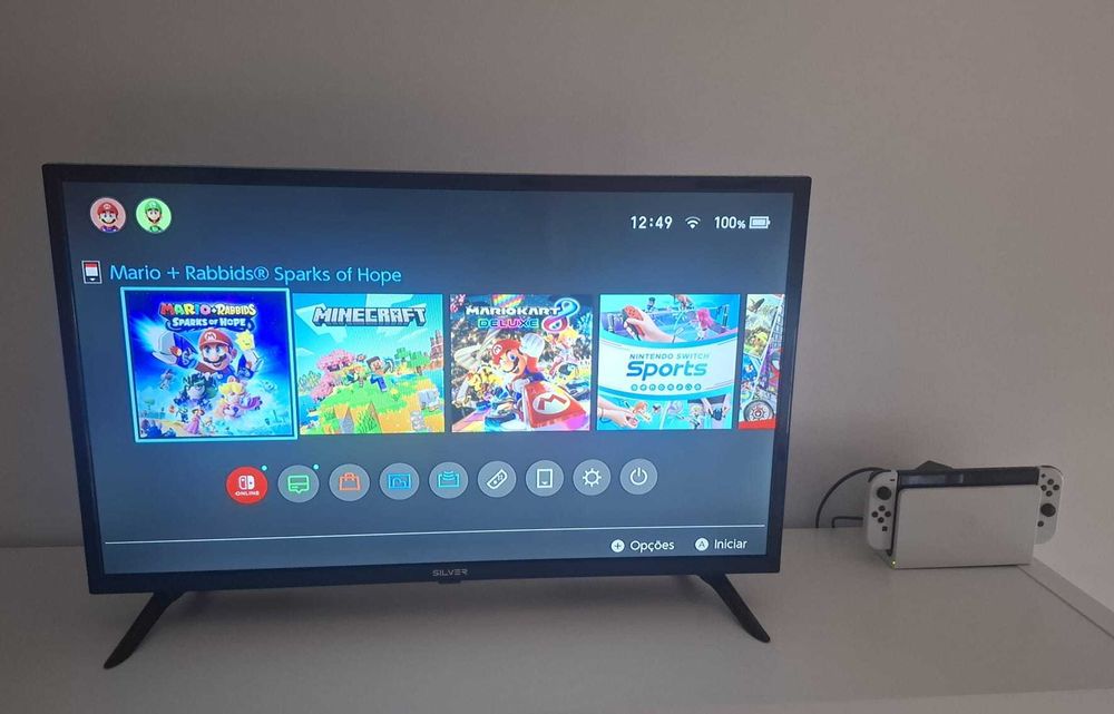 Nintendo Switch OLED + Jogos + Mala Bigben + Acessórios | Excelente Estado