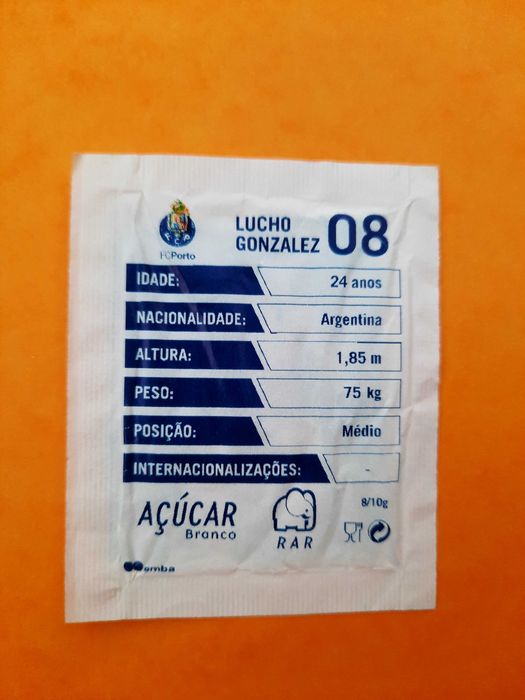 Pacote de açúcar Lucho Gonzalez - RAR Clubes Porto