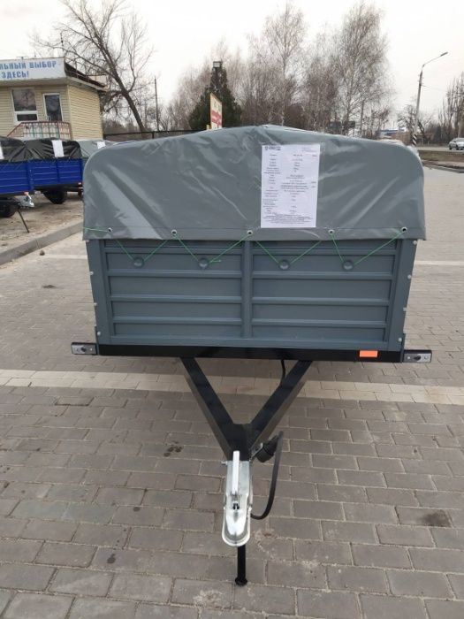 Купить крепкий одноосный прицеп Кремень+ КРД