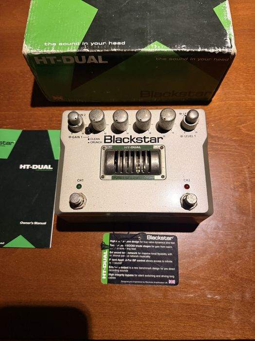 Blackstar HT dual na calxa com transformador