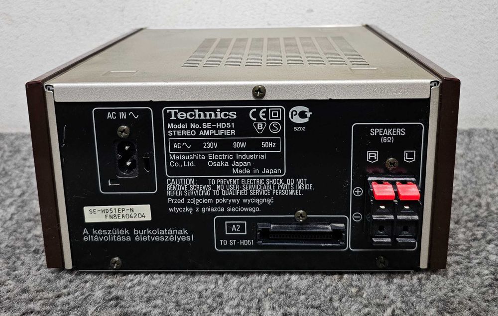 Wzmacniacz stereo Technics SE-HD51, sprawny, wysyłka 15 zł
